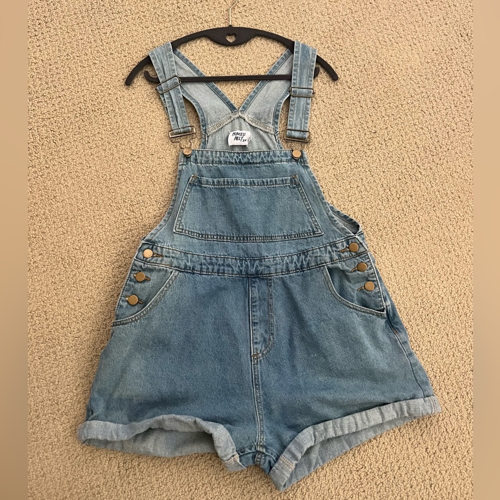 Princess Polly Denim Overalls Size